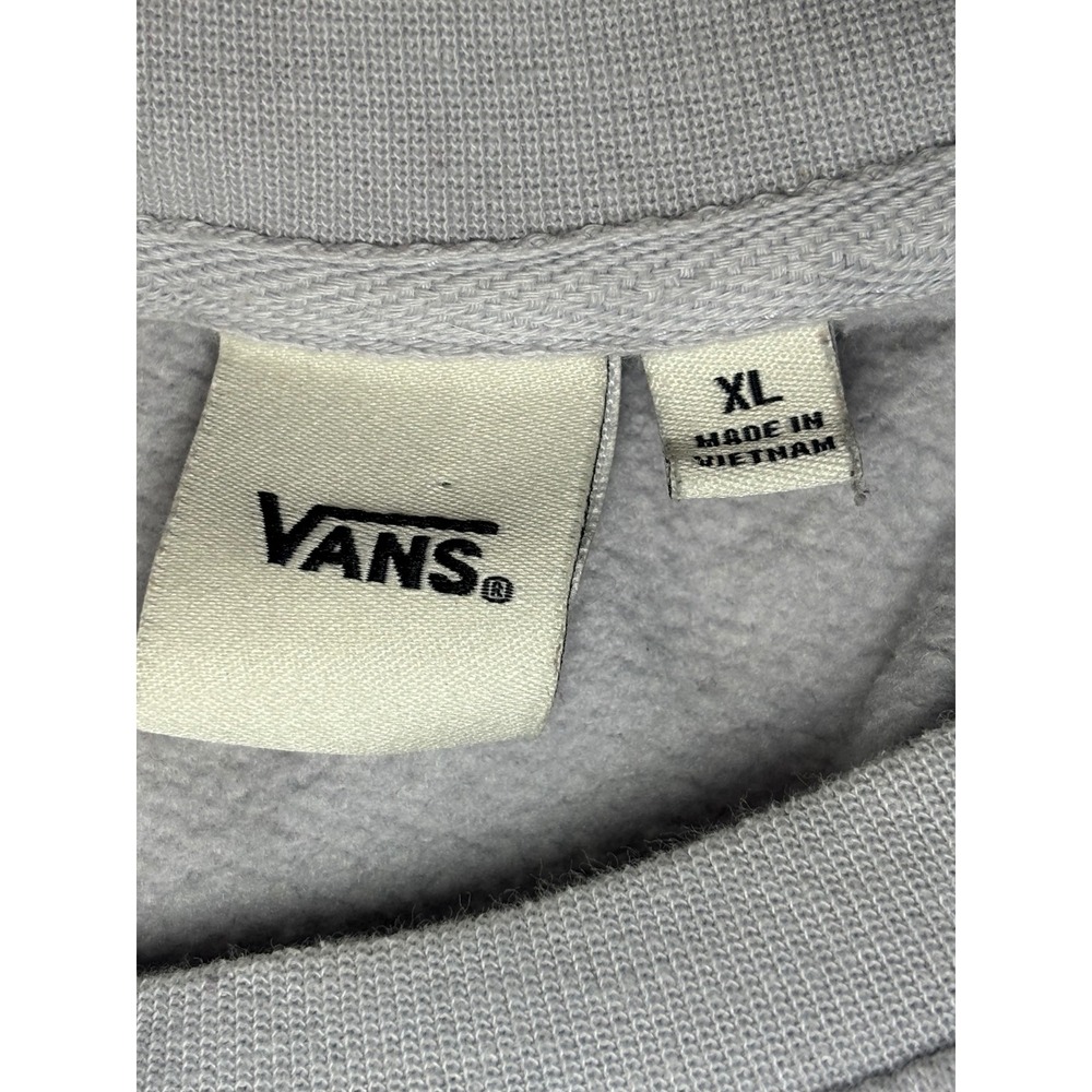 Vans Floral Graphic Crewneck Sweatshirt Grey XL Off The Wall Casual Women's - Picture 6 of 14